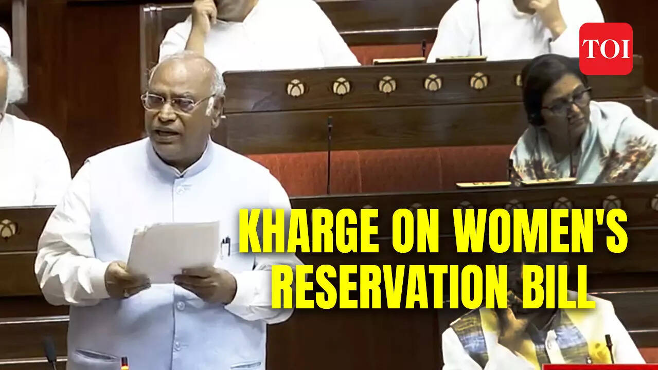 Mallikarjun Kharge Raises Concerns Over Women’s Reservation Move