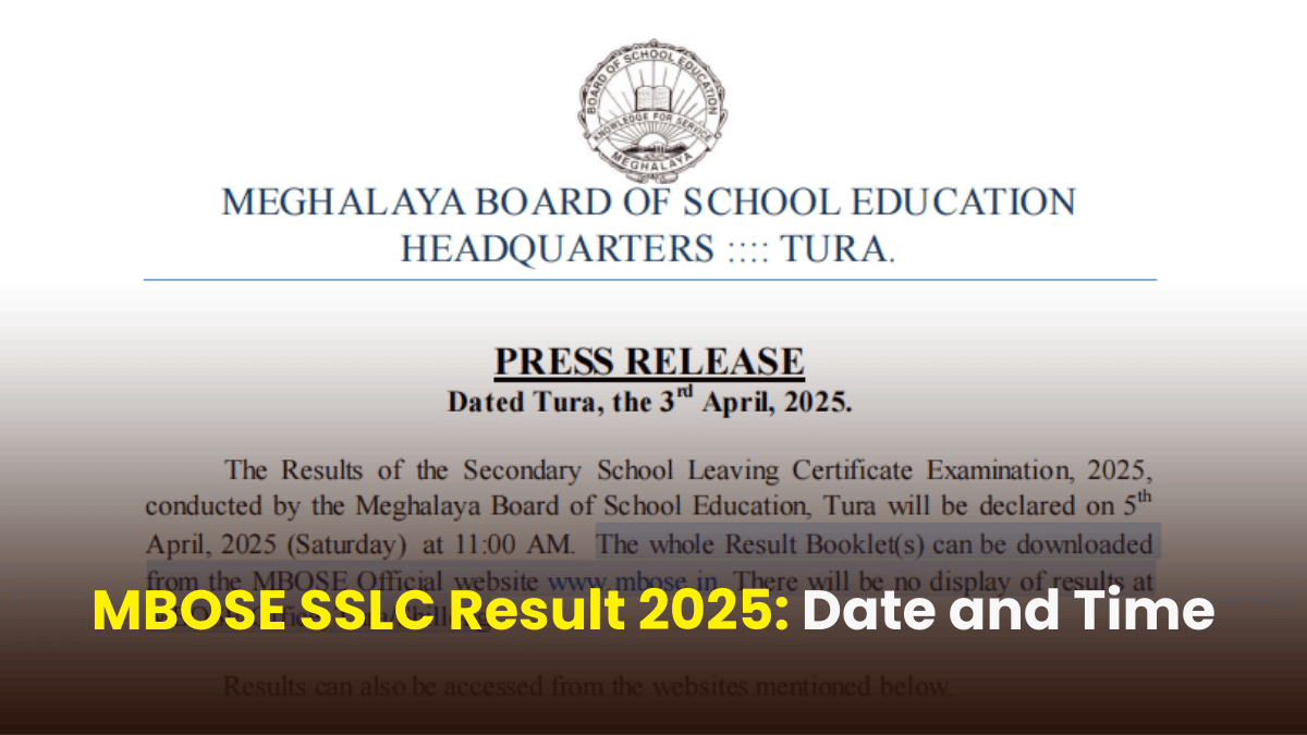 MBOSE SSLC Result 2026: When Will the Class 10 Results Be Announced?