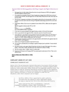 RTI Act Appeal – What You Should Know About Filing One