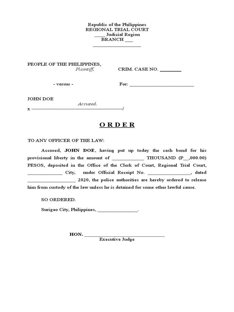 Recovery Certificate: Revealing the Release Order of Adarsh Trust