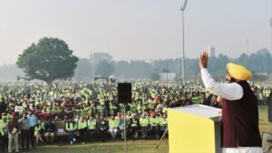 Punjab Roadshow: Kejriwal and Mann Ignite Political Energy in Sohna