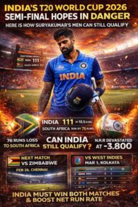Women’s T20 World Cup: How Shafali Verma Keeps India’s Semifinal Hopes Alive