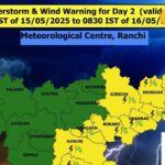 Jharkhand Weather Alert: Moderate Thunderstorms and Safety Tips