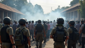 JNIMS Crowd Control: Tensions Spike After Grief and Anger Erupt at Imphal Hospital