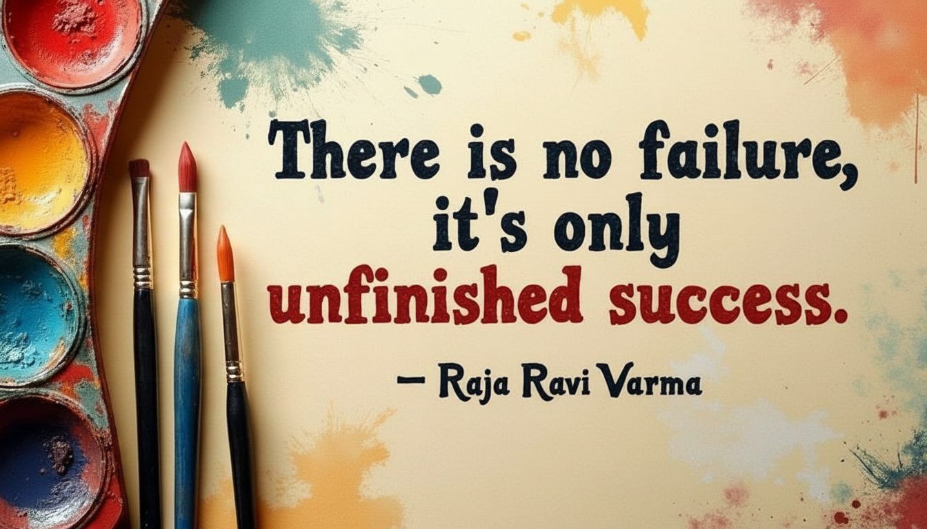 Unfinished Success: Insights from Raja Ravi Varma’s Journey